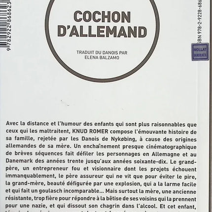 Cochon d'allemand - Knud Romer - Livre