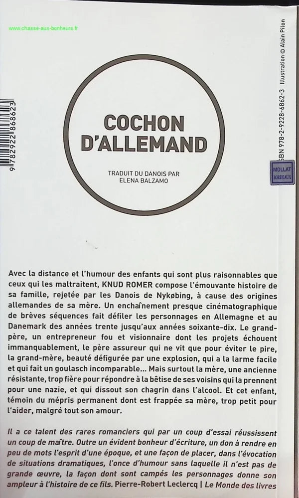 Cochon d'allemand - Knud Romer - Livre