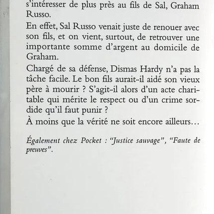 Meurtre par pitié - John Lescroart - livre