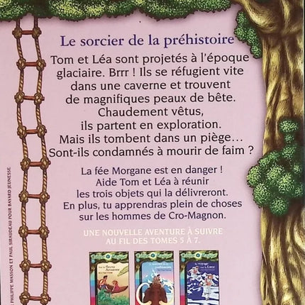 La cabane magique - Tome 6 - Le sorcier de la préhistoire - Mary Pope Osborne - livre