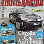 Citroën C4 aircross - L'auto journal - n° 849 - 2012 - revue magazine - voiture