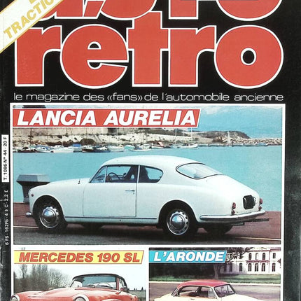 Lancia Aurelia Mercedes 190 SL L'Aronde – Retro-Automobil – Nr. 44 – 1984 – Zeitschriftenrezension – Auto