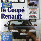 Le coupé Renault - L'auto journal - n° 19 - 1994 - revue magazine - voiture
