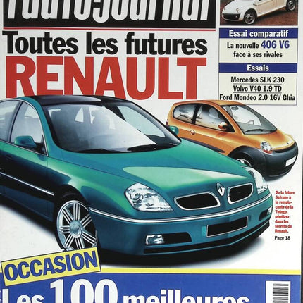 All the future Renaults - L'auto journal - n° 450 - 1996 - magazine review - car
