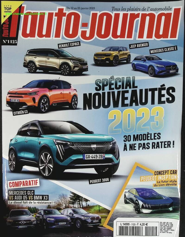 Spécial nouveautés 2023 - L'auto journal - n° 1125 - 2023 - revue magazine - voiture