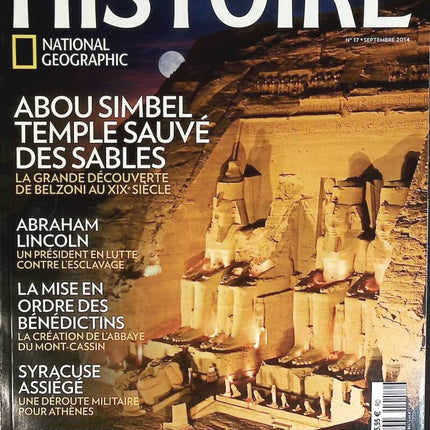 Abou Simbel temple sauvé des sables - Histoire - National Geographic - n° 17 - revue magazine