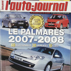 Palmarès 2007 2008 - L'auto journal - n° 738 - 2007 - revue magazine - voiture
