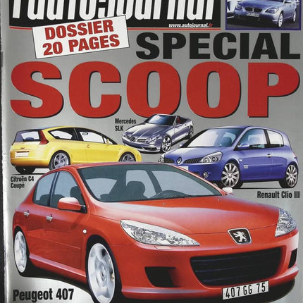 Spécial scoop - L'auto journal - n° 617 - 2003 - revue magazine - voiture