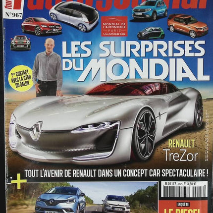 Les surprises du Mondial - L'auto journal - n° 967 - 2016 - revue magazine - voiture