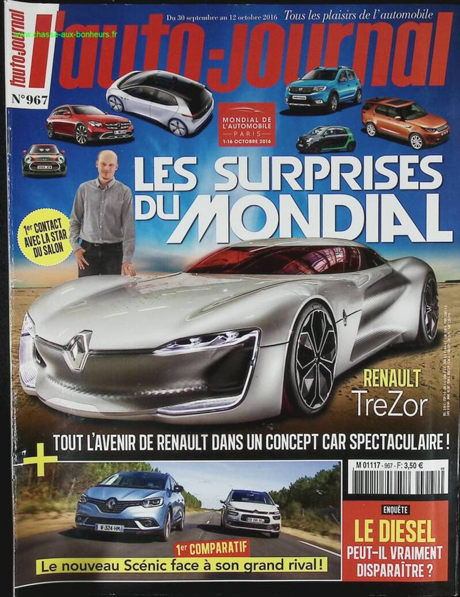Les surprises du Mondial - L'auto journal - n° 967 - 2016 - revue magazine - voiture