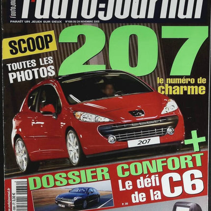 Peugeot 207 - L'auto journal - n° 686 - 2005 - magazine review - car
