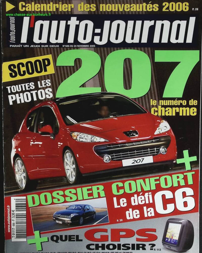 Peugeot 207 - L'auto journal - n° 686 - 2005 - magazine review - car