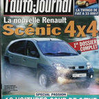 Renault Scénic 4 X 4 - L'auto journal - n° 531 - 1999 - magazine review - car