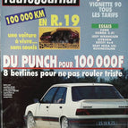 Du punch pour 100 000 Francs 309 GTI - L'auto journal - n° 14 - 1989 - revue magazine - voiture