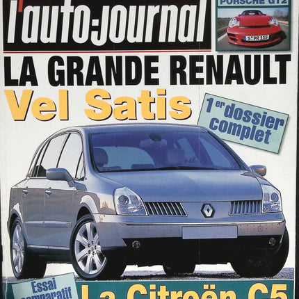 The large Renault Vel Satis - L'auto journal - n° 563 - 2001 - magazine review - car