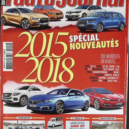 Spécial nouveautés - L'auto journal - n° 924 - 2015 - revue magazine - voiture