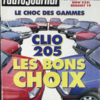 Renault Clio Peugeot 205 - L'auto journal - n° 9 - 1991 - magazine review - car