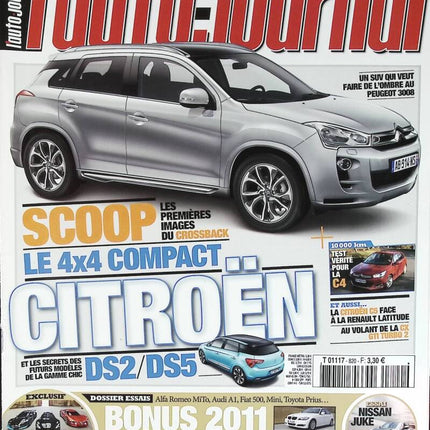 Citroën Crossback - L'auto journal - n° 820 - 2011 - magazine review - car