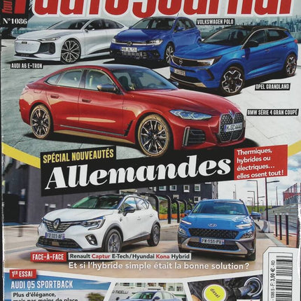 Special German novelties - L'auto journal - n° 1086 - 2021 - magazine review - car