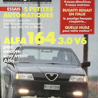 Alfa 164 V6 - L'auto journal - n° 21 - 1987 - revue magazine - voiture