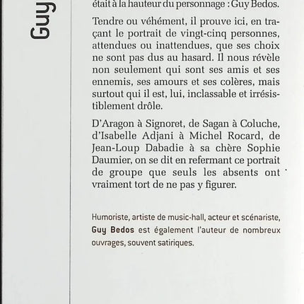 Nahaufnahmen - Guy Bedos - Buch