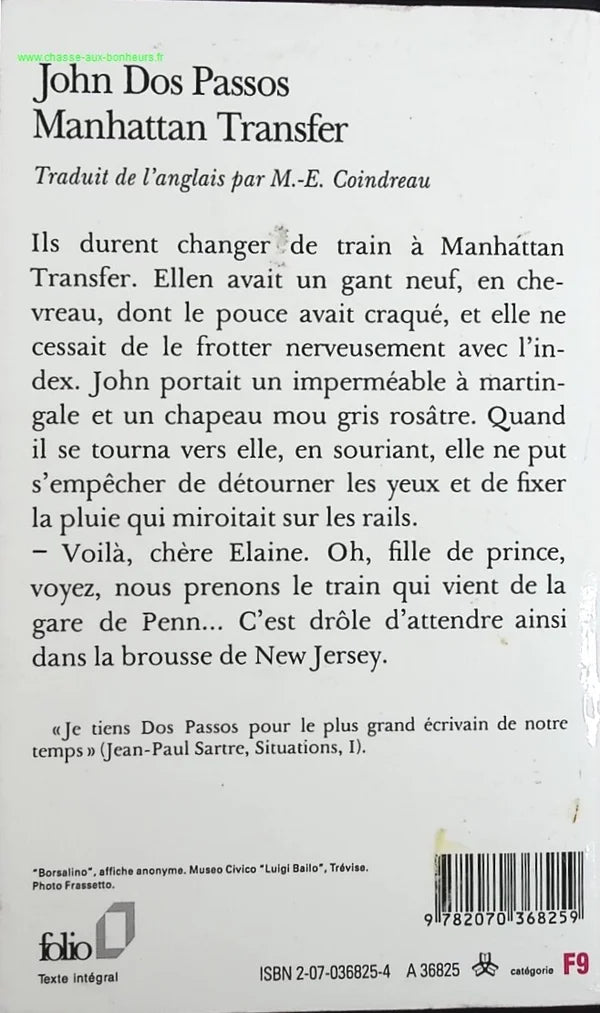 Manhattan Transfer - John Dos Passos - book