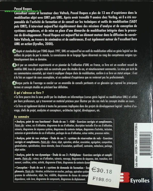 UML through practice - Case studies and corrected exercises - Pascal Roques - book