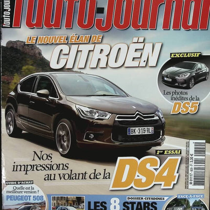 Citroën DS 4 - L'auto journal - Nr. 829 - 2011 - Zeitschriftenbericht - Auto