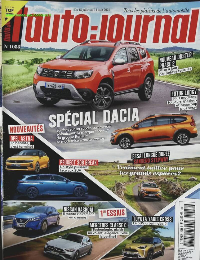Dacia Special - L'auto journal - Nr. 1088 - 2021 - Zeitschriftenbericht - Auto
