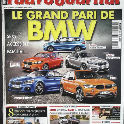 BMW's Big Gamble - L'auto journal - No. 920 - 2014 - magazine review - car