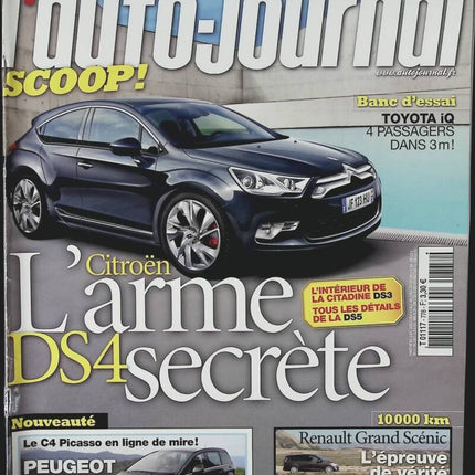 Citroën DS 4 - L'auto journal - n° 778 - 2009 - revue magazine - voiture
