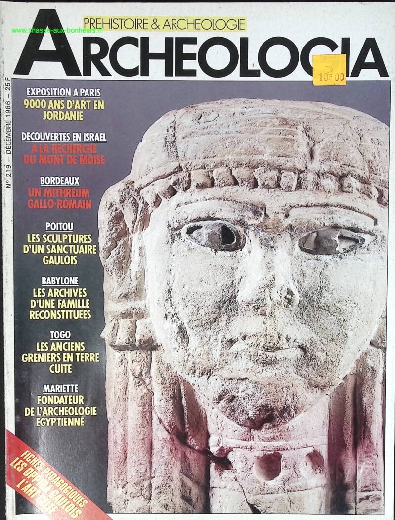 Archeologia - n° 219 - revue magazine