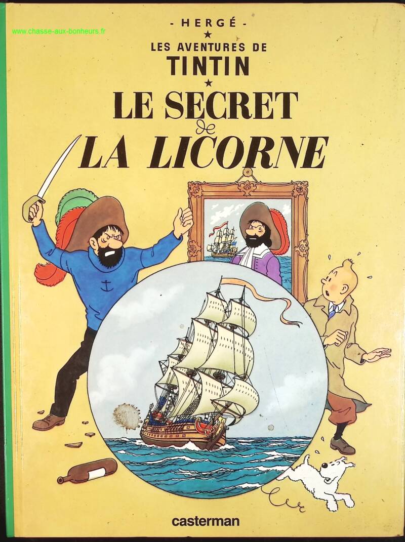 Tintin - Tome 11 - Le secret de la licorne - Hergé - livre BD