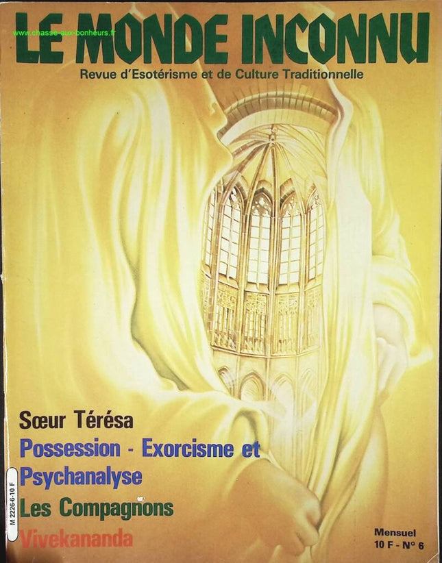 Possession Exorcisme Psychanalyse - Le monde inconnu - n° 6 - 1980 - revue magazine - ésotérisme