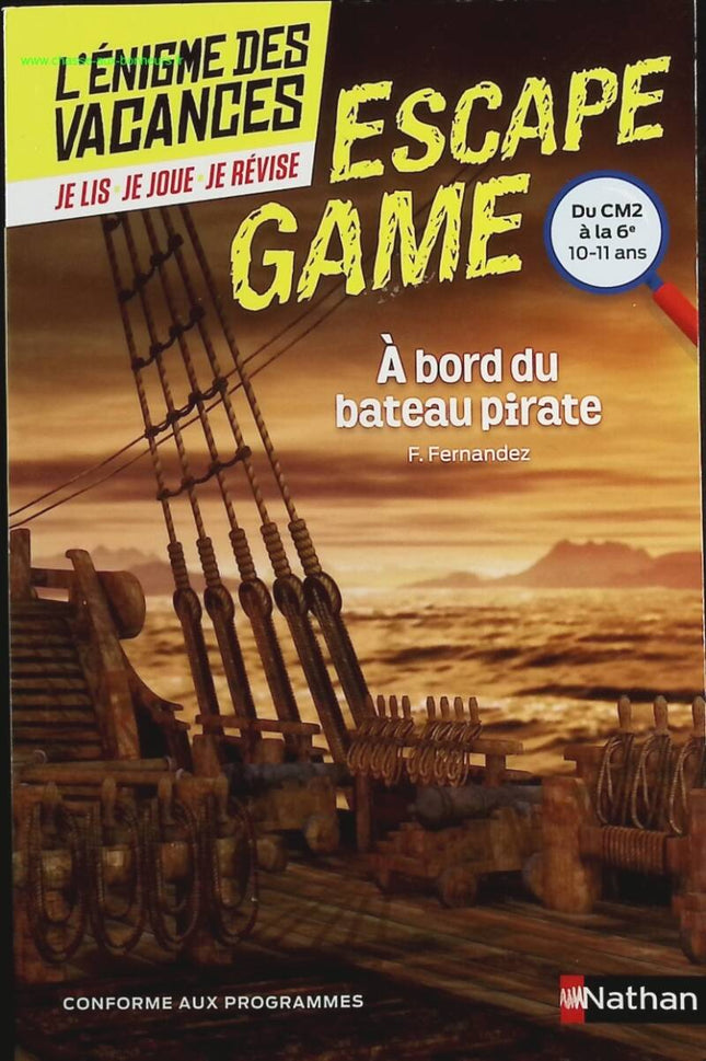 Das Holiday Enigma Escape Game – An Bord des Piratenschiffs – 5. bis 6. Klasse – 10/11 Jahre – Fabien Fernandez – Buch