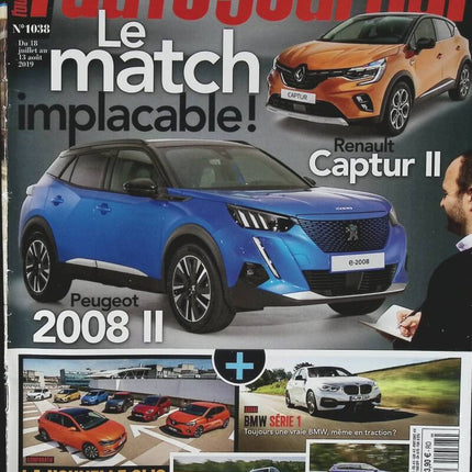 Renault Captur Peugeot 2008 - L'auto Journal - Nr. 1038 - 2019 - Magazinrezension - Auto