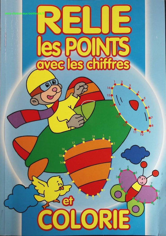 Connect the dots with the numbers and color - book