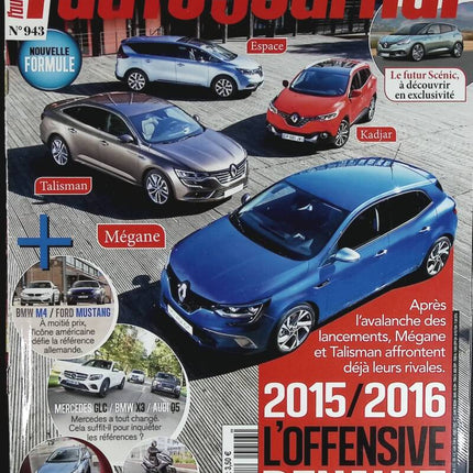 Die Renault-Offensive - L'auto journal - Nr. 943 - 2015 - Zeitschriftenkritik - Auto