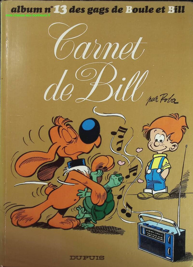Bill's Notebook - Boule and Bill - Jean Roba - Comic Book