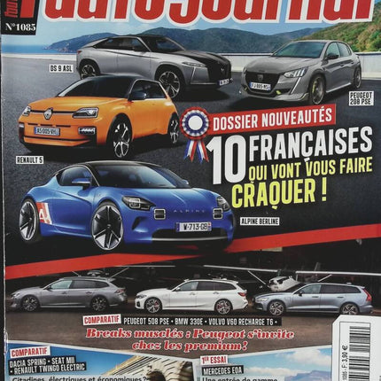10 French cars that will make you fall in love - L'auto journal - n° 1085 - 2021 - magazine review - car