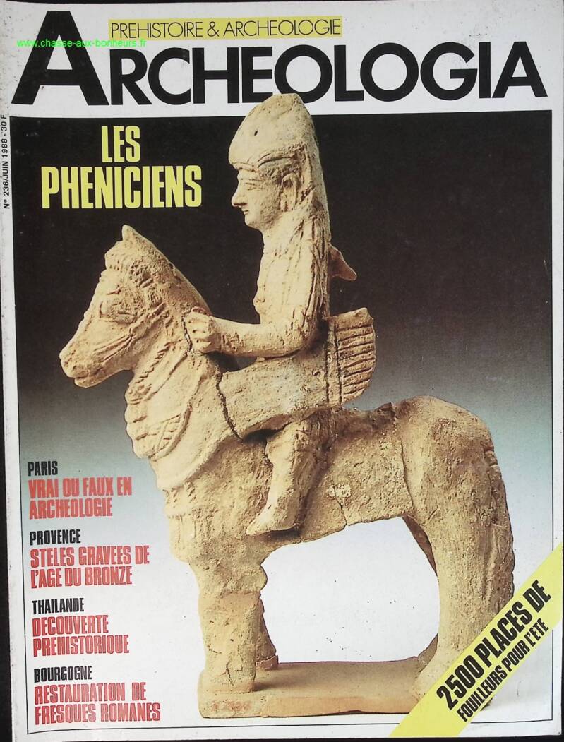 Archeologia - n° 236 - revue magazine