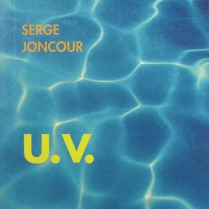 UV - Serge Joncour - book