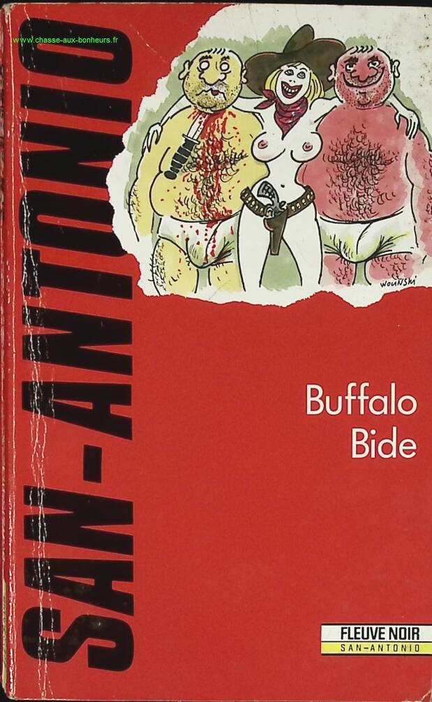 Buffalo Bide – San-Antonio – roman policier humour polar français commissaire San-Antonio d’occasion - livre