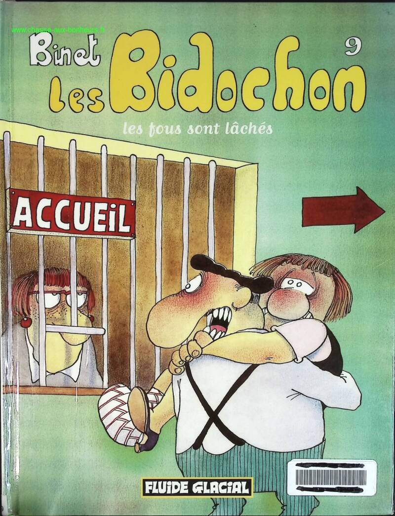 Les Bidochon, tome 9 - Les fous sont lâchés - Binet - livre BD