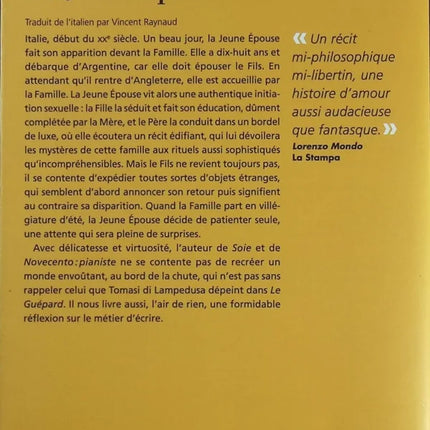 The Young Wife - Alessandro Baricco - book
