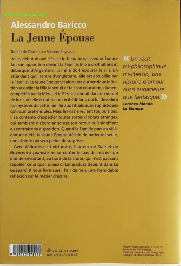 The Young Wife - Alessandro Baricco - book