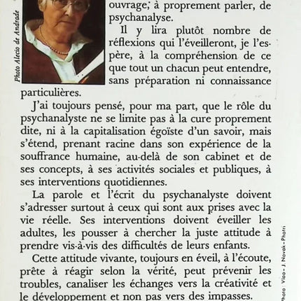 The difficulty of living - Françoise Dolto - book