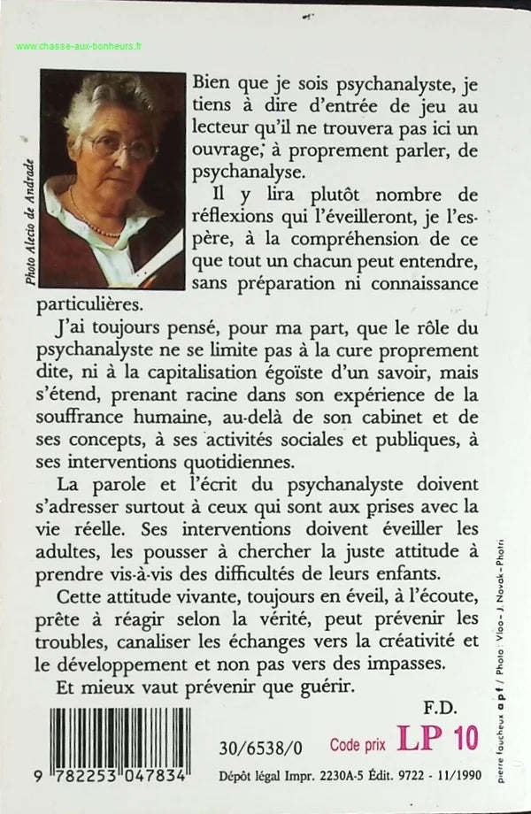 The difficulty of living - Françoise Dolto - book