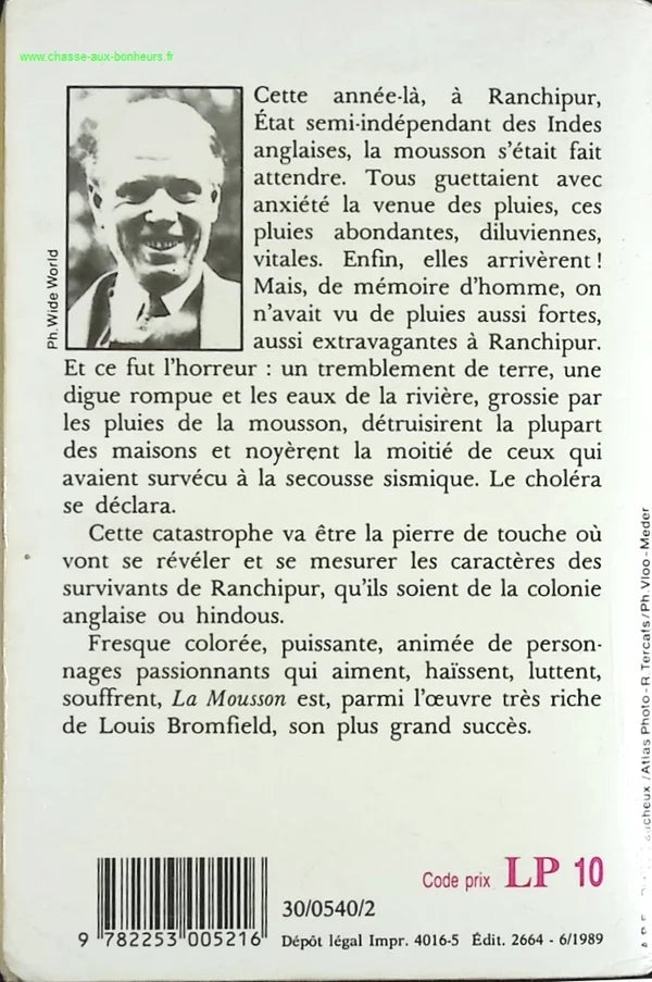 The Monsoon - Louis Bromfield - book