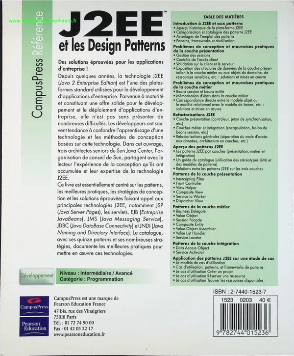 J2EE - Deepak Alur, John Crupi - book